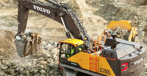 Volvo excavator